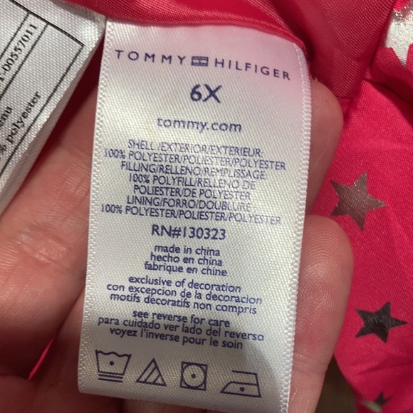 TOMMY HILFIGER Puffy jacket pink - Picture 6 of 9